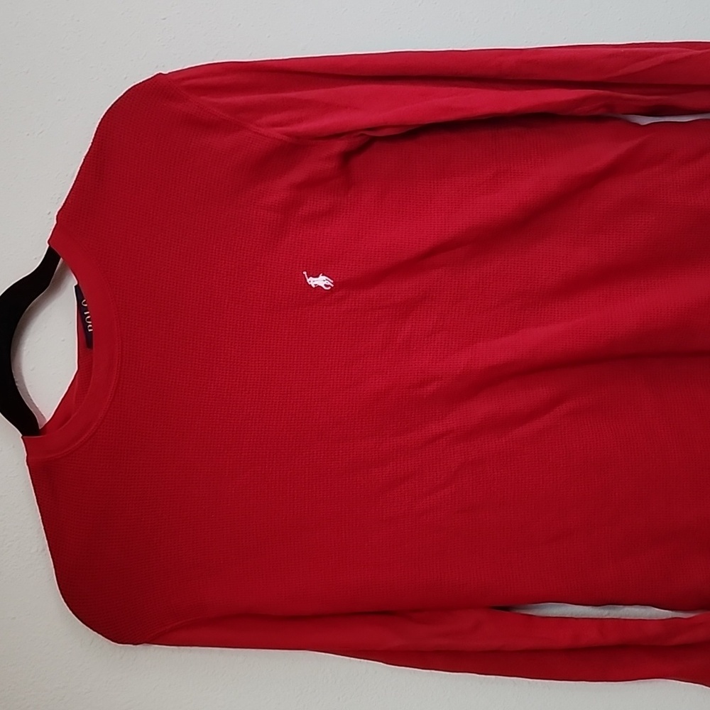 Red Ralph Lauren long sleeve shirt